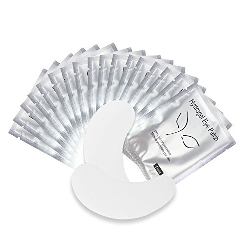 100 Pairs Lint Under Eye Patch Gel Pad Patches for Eyelash Extensions Supply ...