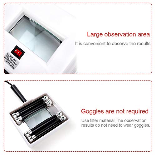 Pevor Exam Skin UV Magnifying Analyzer Wood Lamp Skin Test Skin Detection Bea...