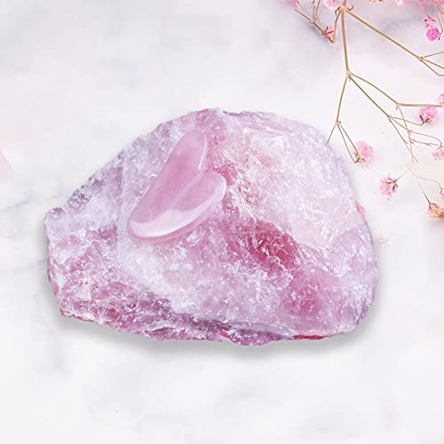 Gua Sha Massage Tool, Natural Jade Rose Quartz gua sha Stone Neck Body SPA Ac...