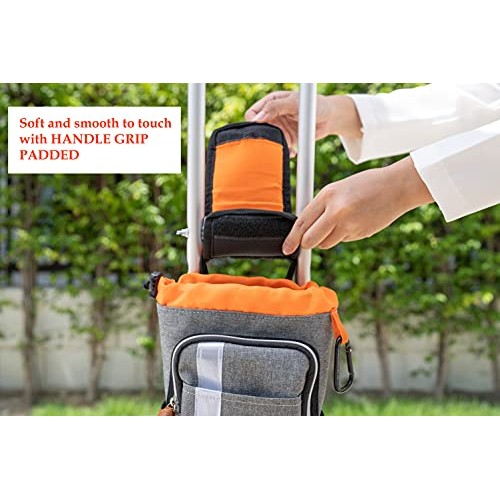 Underarm Crutch Carrying Pouch Bag with Soft Padded Hand Grip by Pf™ - Undera...