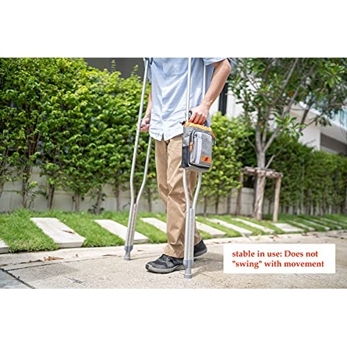 Underarm Crutch Carrying Pouch Bag with Soft Padded Hand Grip by Pf™ - Undera...
