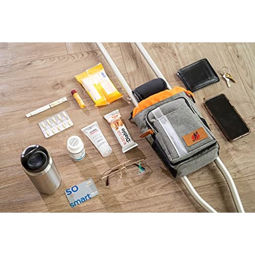 Underarm Crutch Carrying Pouch Bag with Soft Padded Hand Grip by Pf™ - Undera...