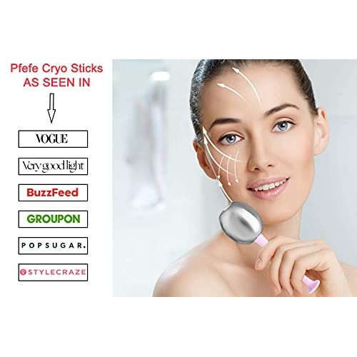 Ice Globes Facial Skin Care Freeze Tools for Women Face & Eyes, Stainless Ste...