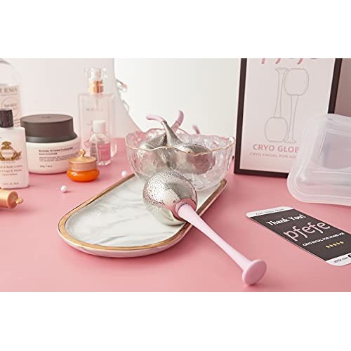 Ice Globes Facial Skin Care Freeze Tools for Women Face & Eyes, Stainless Ste...