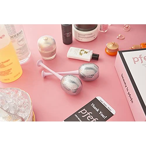 Ice Globes Facial Skin Care Freeze Tools for Women Face & Eyes, Stainless Ste...