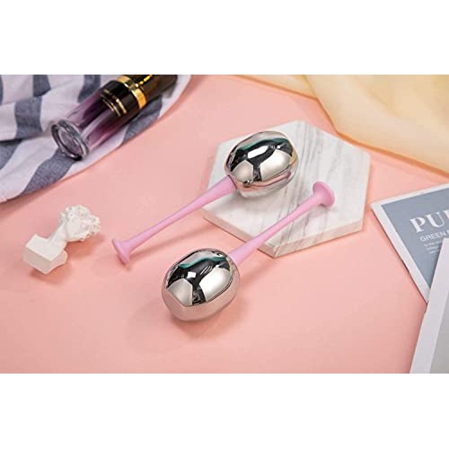 Ice Globes Facial Skin Care Freeze Tools for Women Face & Eyes, Stainless Ste...