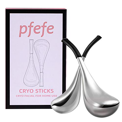 Ice Globes Facial Skin Care Tools for Women Face Eyes, Stainless Steel Face B...
