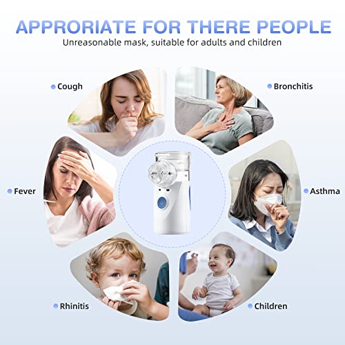 Portable Nebulizer Machine for Kids, Cool Mist Steam Inhaler, Effective Handh...
