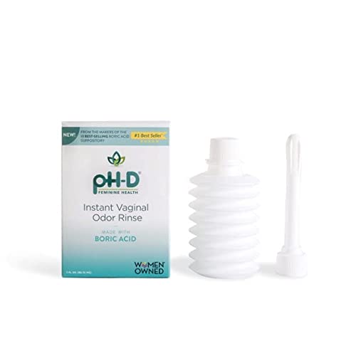 pH-D Instant Odor Rinse with Boric Acid - Vegan, Paraben-Free, Cruelty-Free (...