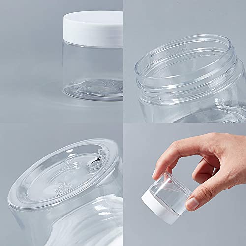 PH PandaHall 18pcs 50ml/1.76 Oz Empty Clear Plastic Sample Containers Slime S...