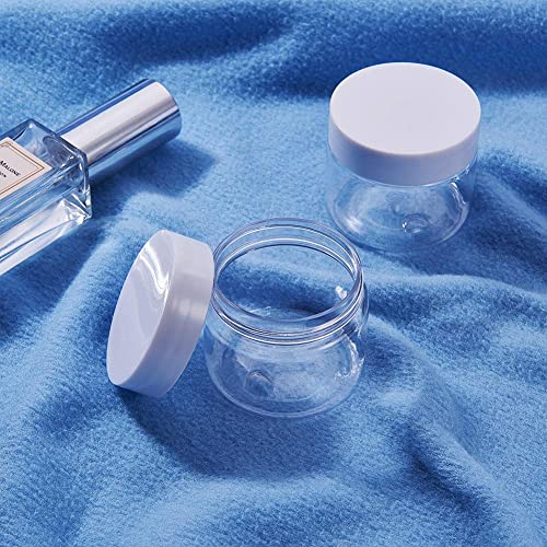 PH PandaHall 18pcs 50ml/1.76 Oz Empty Clear Plastic Sample Containers Slime S...