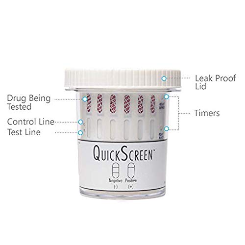 Phamatech Quickscreen Drug Test Cup - 9162Z - 5 Panel Test - Pack of 1