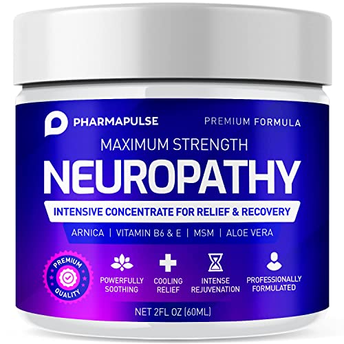 Neuropathy Nerve Therapy & Relief Cream - Maximum Strength Relief Cream for F...