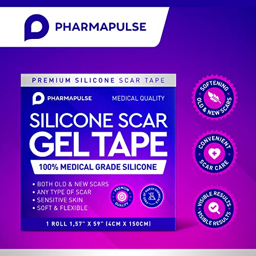 Silicone Scar Gel Tape for Scar Removal, Wound Dressing, Sticky Bandage, Wate...
