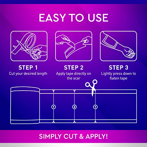 Silicone Scar Gel Tape for Scar Removal, Wound Dressing, Sticky Bandage, Wate...