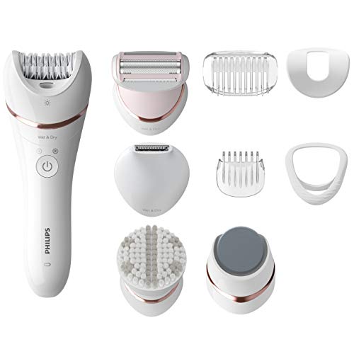 Philips Epilator Series 8000 5 in 1 Shaver, Trimmer, Pedicure and Body Exfoli...