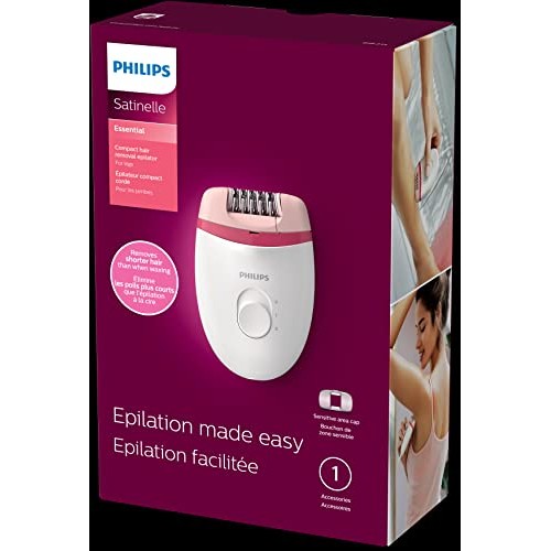 Philips Satinelle Essential Compact Hair Removal Epilator, BRE235/04