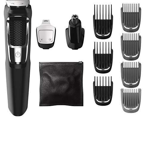 Philips Norelco Multigroomer All-in-One Trimmer Series 3000, 13 Piece Mens Gr...