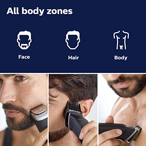 Philips Norelco Multigroomer All-In-One Trimmer Series 5000, 18 Piece Mens Gr...