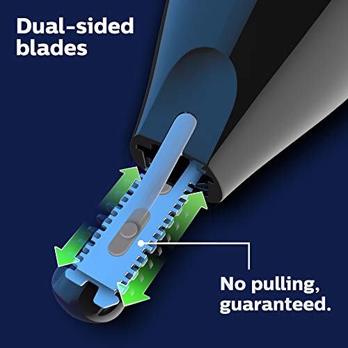 Philips Norelco Nose Trimmer 5000, For Nose, Ears, Eyebrows, Black and Silver...