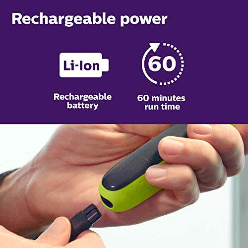 Philips Norelco OneBlade Face + Body Hybrid Electric Trimmer and Shaver Black...