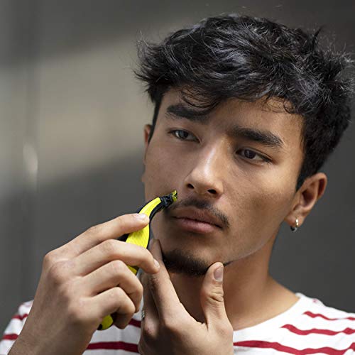 Philips Norelco OneBlade Hybrid Electric Trimmer and Shaver, Frustration Free...