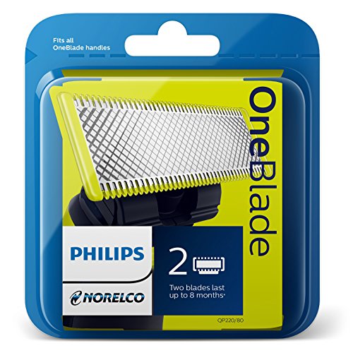 Philips Norelco OneBlade Replacement Blades, 2 Count, QP220/80