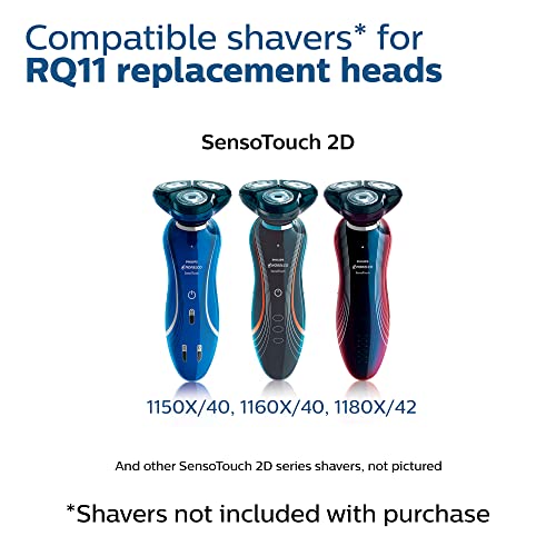 Philips Norelco Shaving Head for Shaver SensoTouch 2D (1100 Series), RQ11/52,...