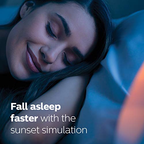 Philips SmartSleep Wake-up Light, Colored Sunrise and Sunset Simulation, 5 Na...