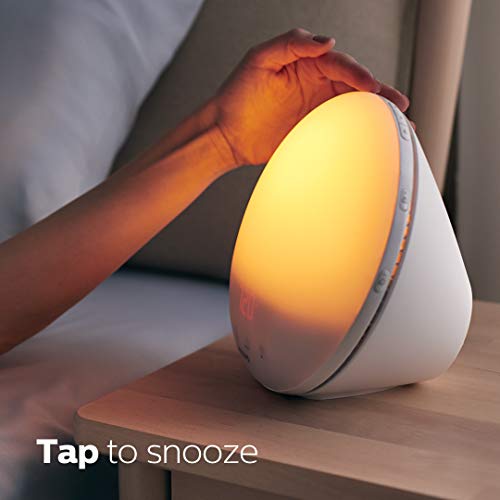 Philips SmartSleep Wake-up Light, Colored Sunrise and Sunset Simulation, 5 Na...
