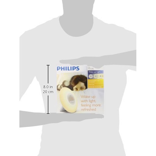 Philips SmartSleep HF3500/60 Wake-Up Light Therapy Alarm Clock with Sunrise S...