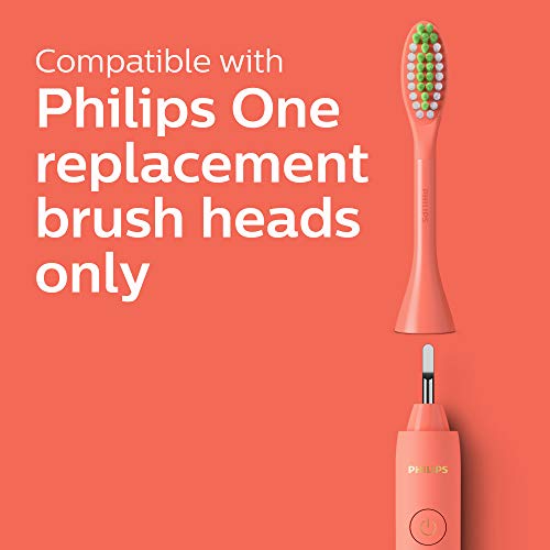 Philips One by Sonicare Battery Toothbrush, Miami Coral, HY1100/01