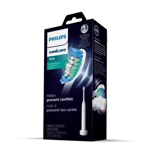 Philips Sonicare 1100 Power Toothbrush, Rechargeable Electric Toothbrush, Whi...
