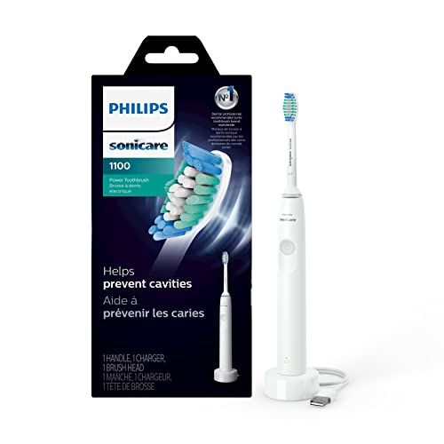 Philips Sonicare 1100 Power Toothbrush, Rechargeable Electric Toothbrush, Whi...