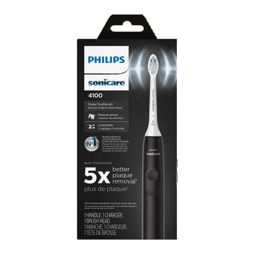 Philips Sonicare 4100 Power Toothbrush, Rechargeable Electric Toothbrush with...