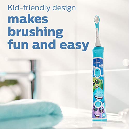 Philips Sonicare for Kids 3+ Genuine Replacement Toothbrush Heads, 2 Brush He...