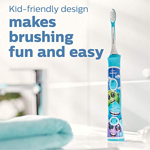 Philips Sonicare for Kids 7+ Genuine Replacement Toothbrush Heads, 2 Brush He...