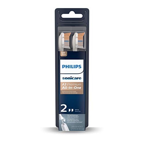 Philips Sonicare Genuine A3 Premium All-in-One Replacement Toothbrush Heads, ...