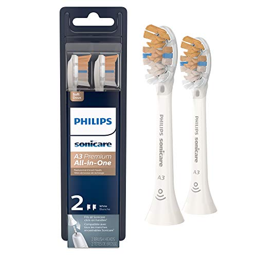 Philips Sonicare Genuine A3 Premium All-in-One Replacement Toothbrush Heads, ...