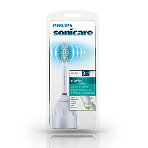 Philips Sonicare Genuine E-Series Replacement Toothbrush Heads, 3 Brush Heads...