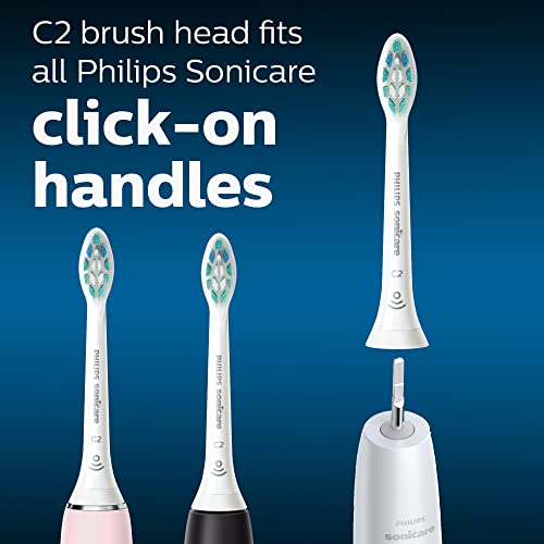 Philips Sonicare Genuine Optimal Plaque Control Replacement Toothbrush Heads,...
