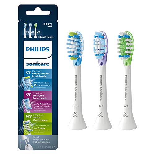 Philips Sonicare Genuine Replacement Toothbrush Heads Variety Pack, C3 Premiu...