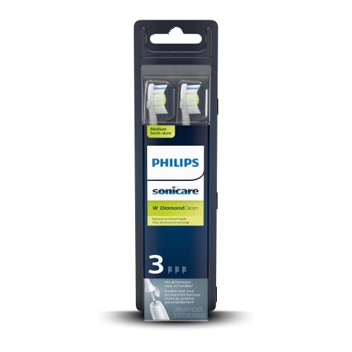 Philips Sonicare Genuine W DiamondClean Replacement Toothbrush Heads, 3 Brush...