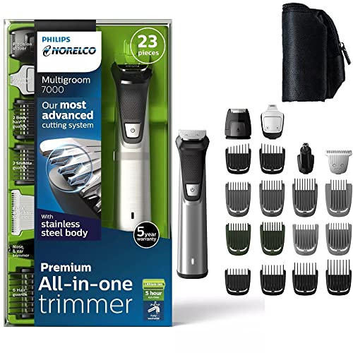Philips Norelco Multigroomer All-in-One Trimmer Series, 23 Pieces Mens Groomi...