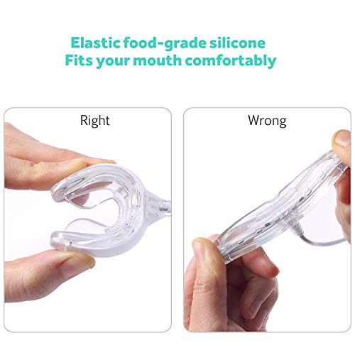 Teeth Whitening Accelerator Light, 16x More Powerful Blue LED Light, Mouth Tr...