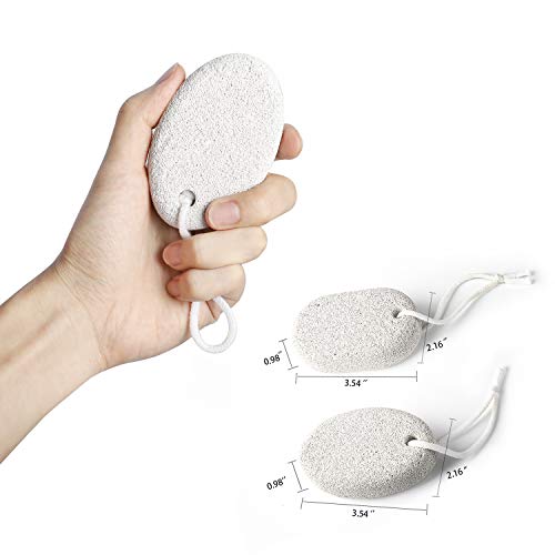 Natural Pumice Stone for Feet 2 PCS, PHOGARY Lava Pedicure Tools Hard Skin Ca...