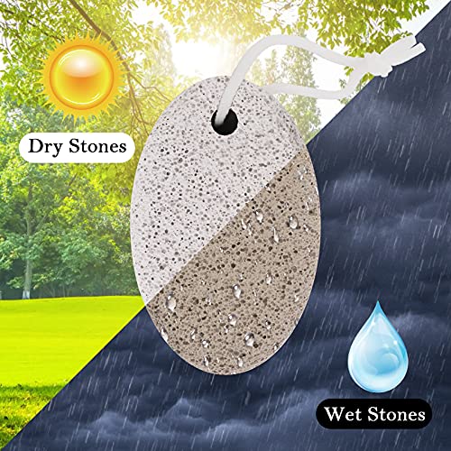 Natural Pumice Stone for Feet 2 PCS, PHOGARY Lava Pedicure Tools Hard Skin Ca...