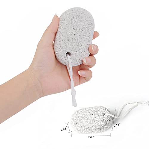 Natural Pumice Stone for Feet 3 PCS, PHOGARY Lava Pedicure Tools Hard Skin Ca...