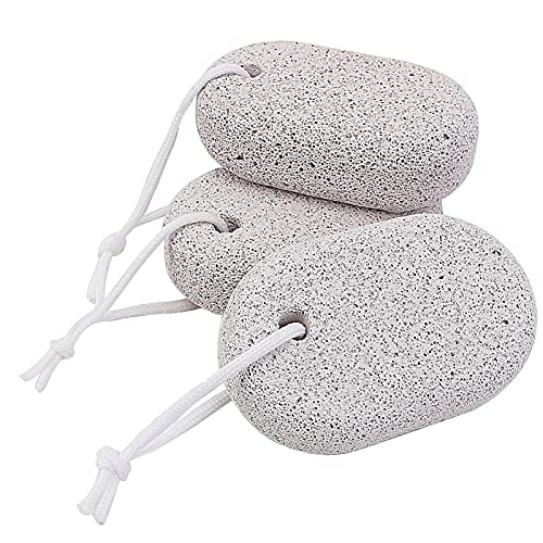 Natural Pumice Stone for Feet 3 PCS, PHOGARY Lava Pedicure Tools Hard Skin Ca...