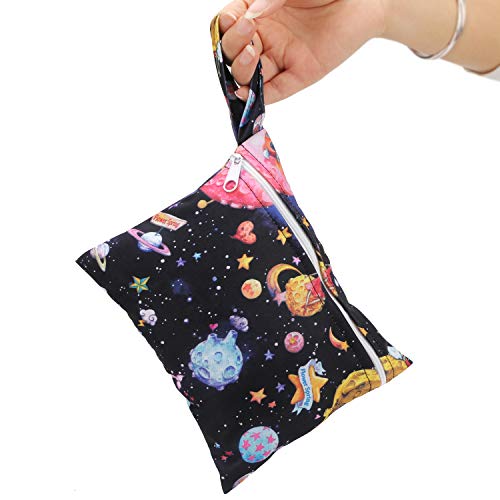 Reusable Menstrual Pads (7 in 1, 10in*7in), PHOGARY Bamboo Cloth Pads for Hea...